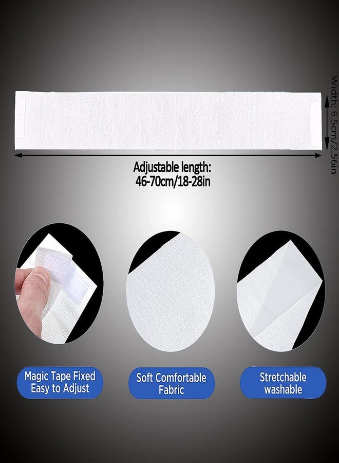 Nujzuir 100 Pieces Disposable Facial Headbands for Women Individual Wrapped Elastic Makeup Head Band Headwraps for Facials Skincare Spa - Image 5
